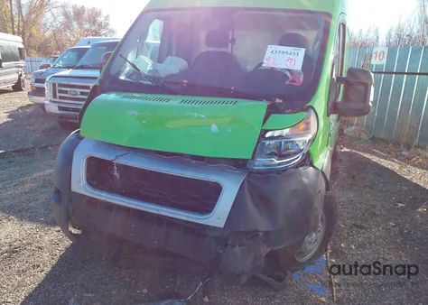 2019 Ram Promaster 3500 Cargo Van High Roof 159 Wb Ext z USA, uszkodzony, nr VIN 3C6URVJG0KE558867